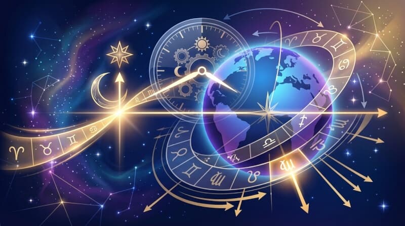 上升星座計算原理 - 地球自轉與黃道交點