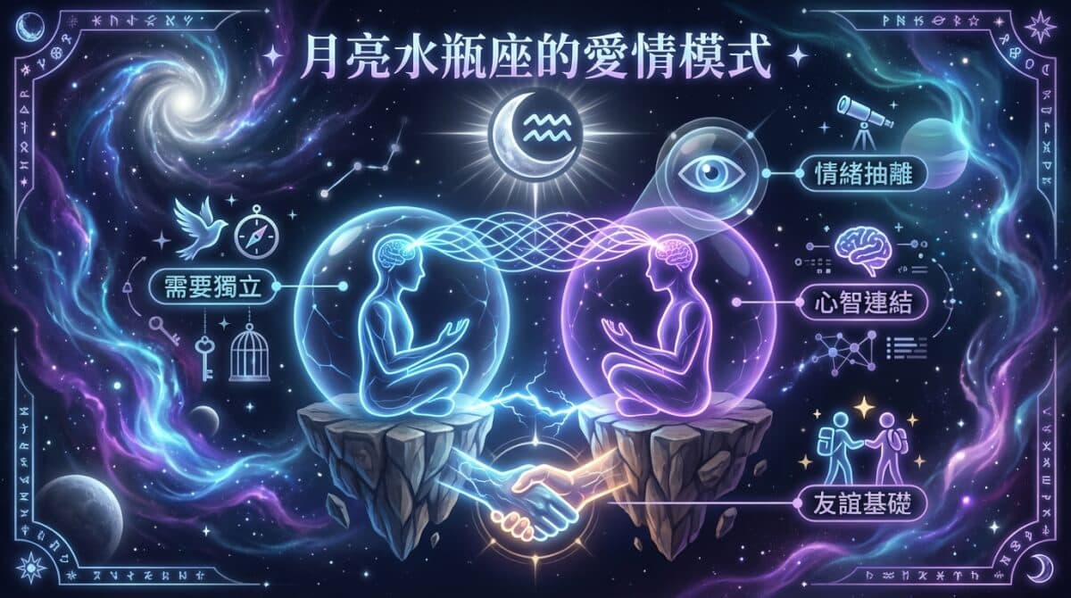 月亮水瓶座的愛情模式