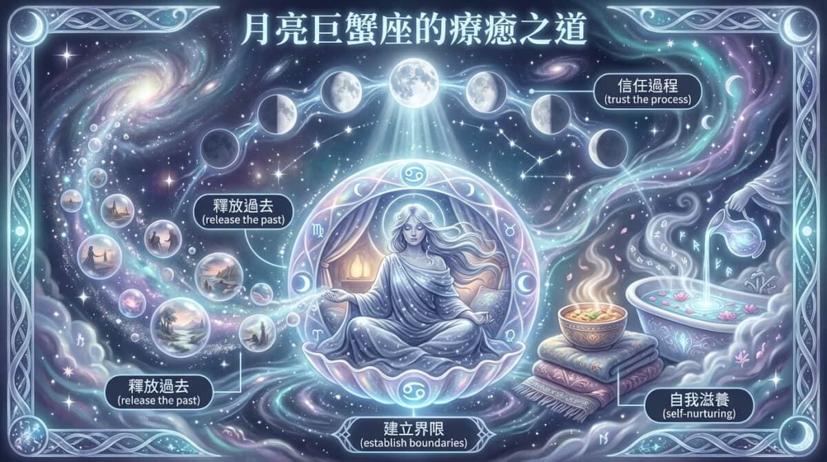 月亮巨蟹座的療癒之道