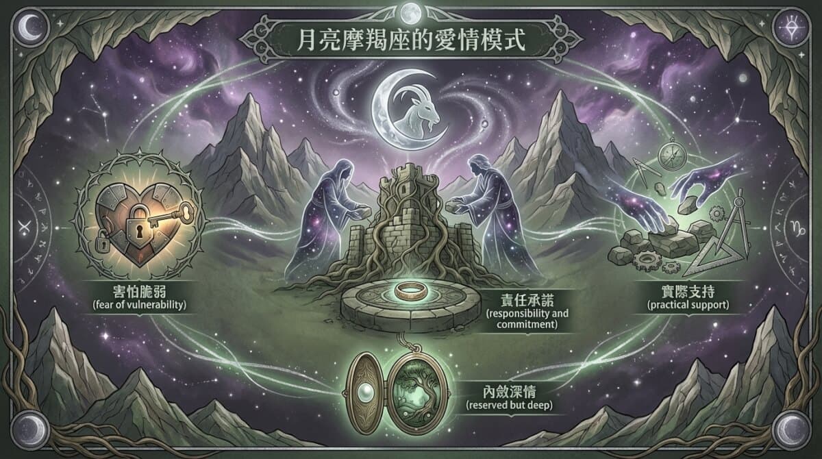 月亮摩羯座的愛情模式