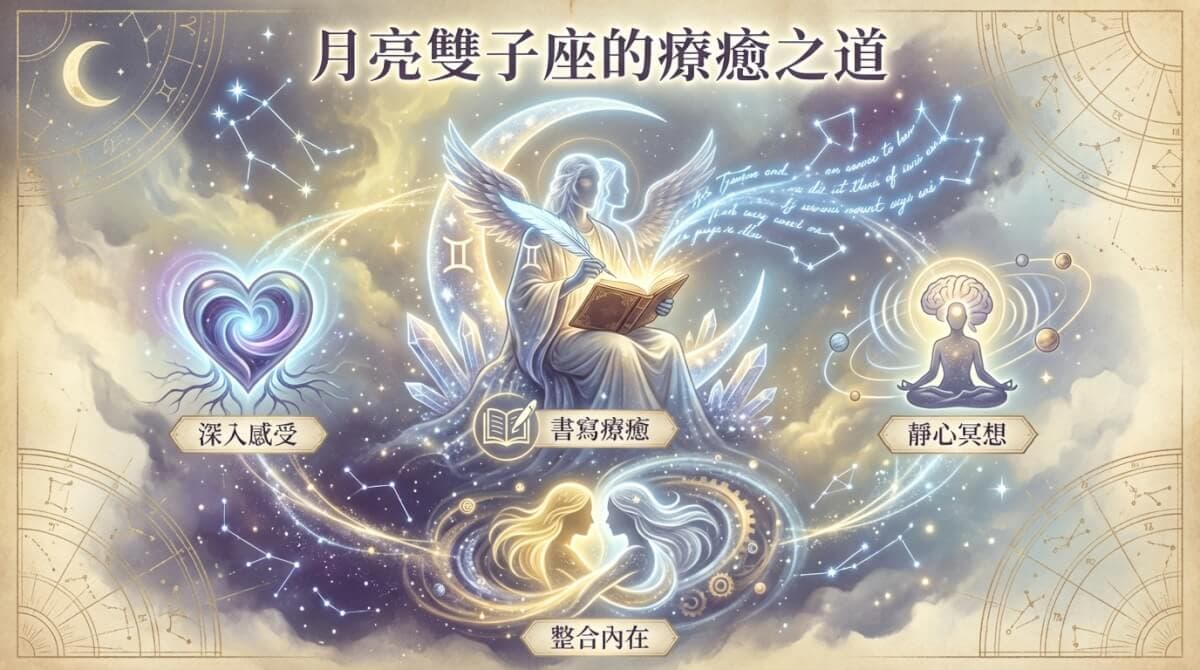 月亮雙子座的療癒之道