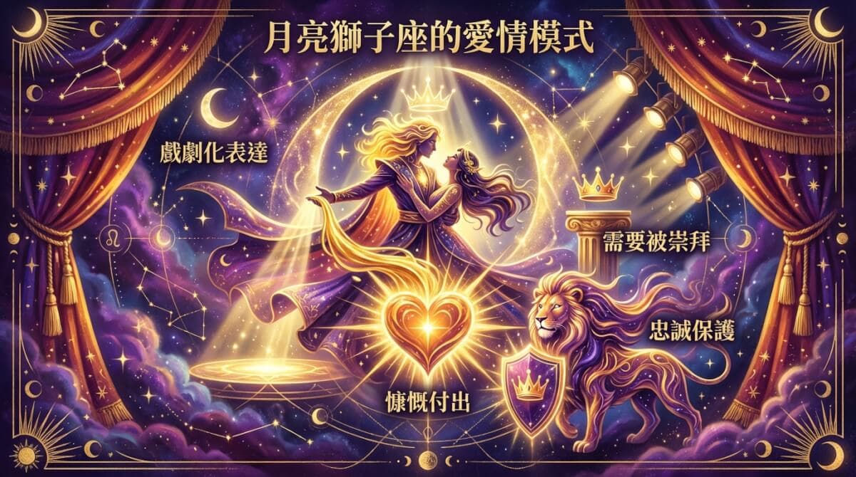 月亮獅子座的愛情模式
