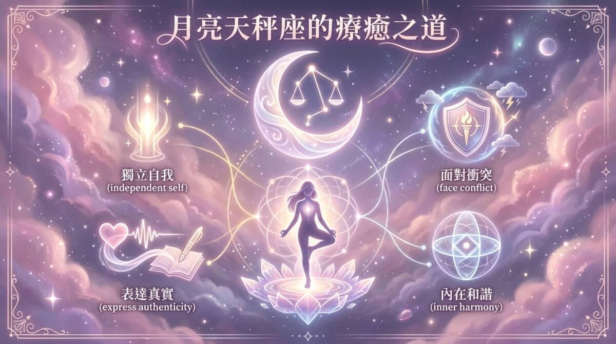 月亮天秤座的療癒之道