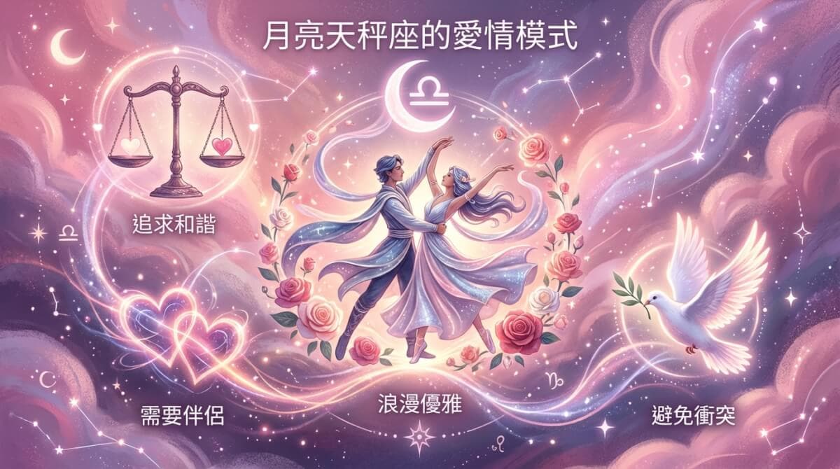 月亮天秤座的愛情模式