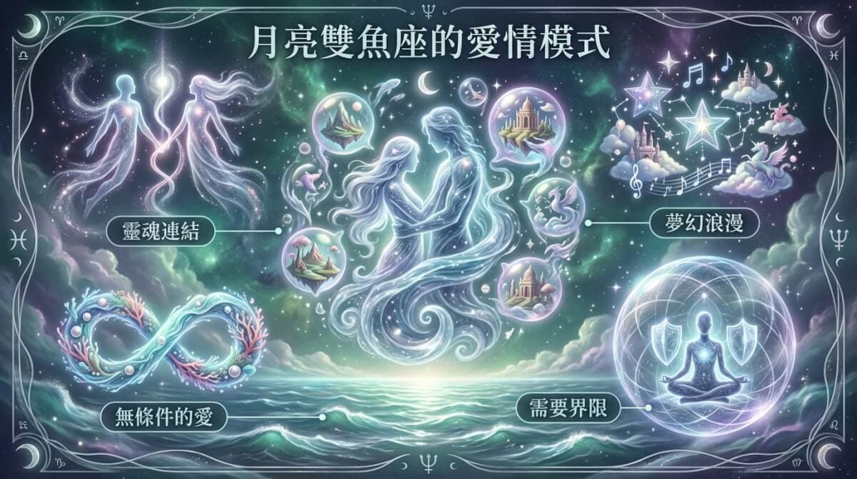 月亮雙魚座的愛情模式