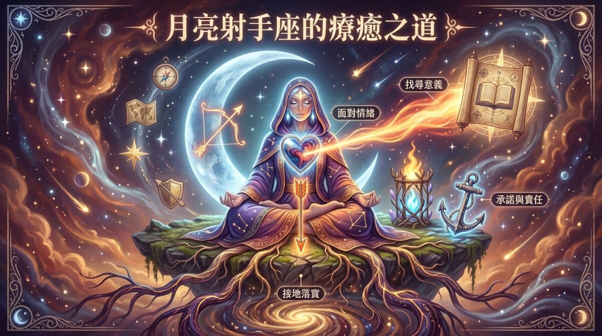 月亮射手座的療癒之道