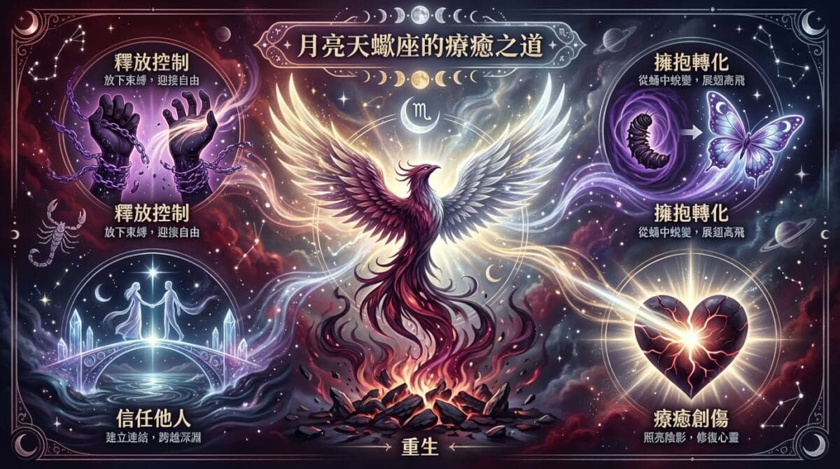 月亮天蠍座的療癒之道