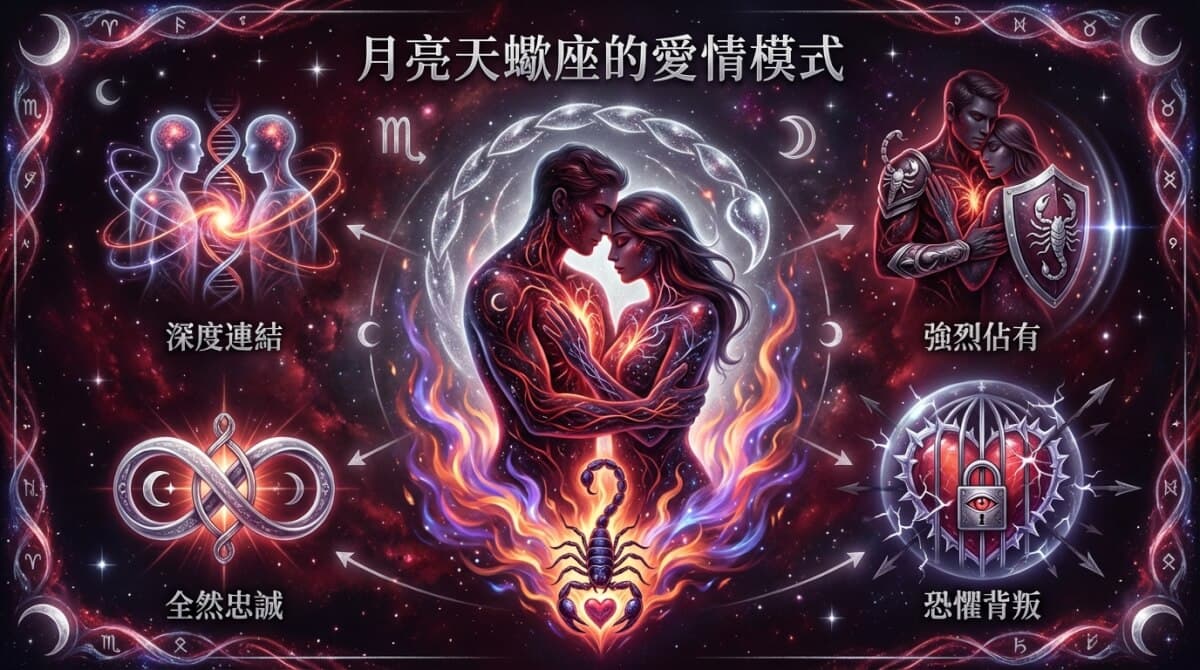 月亮天蠍座的愛情模式