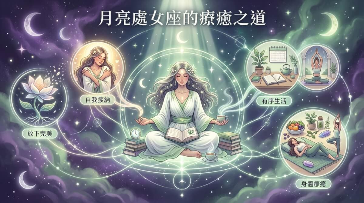 月亮處女座的療癒之道