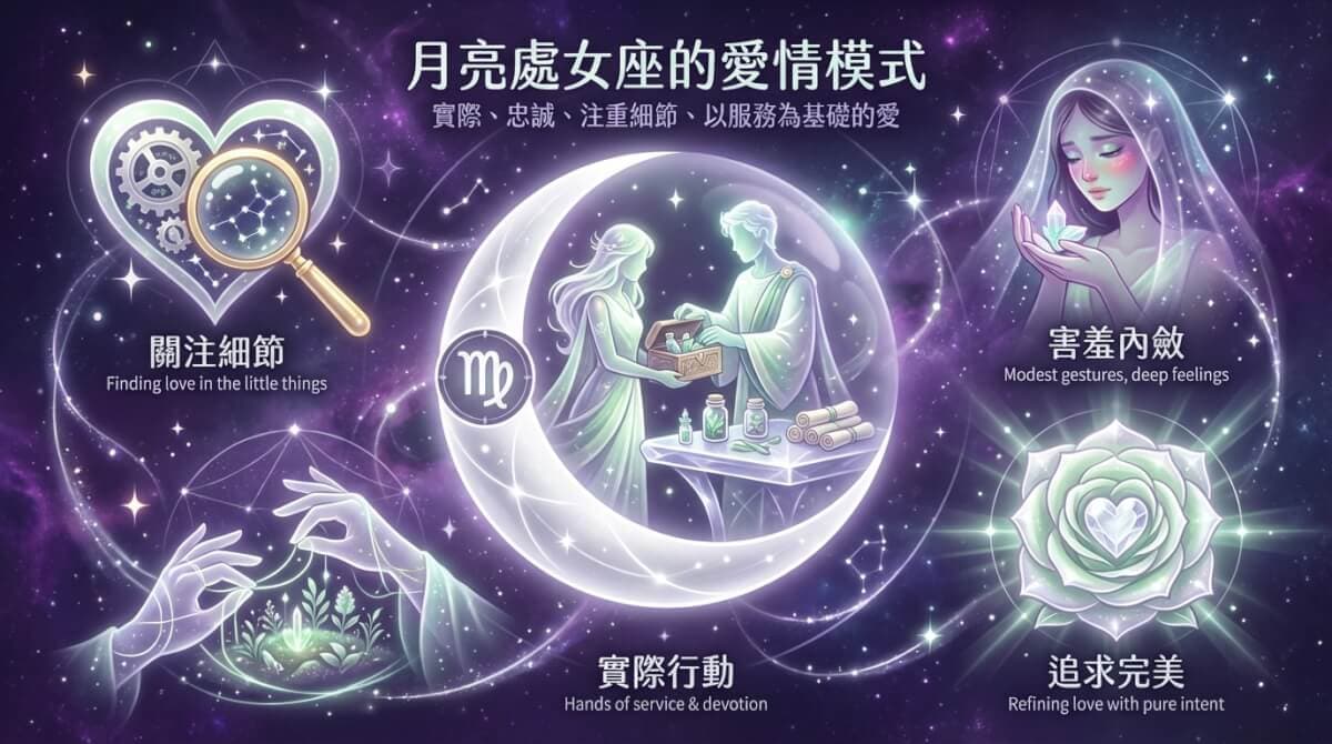 月亮處女座的愛情模式
